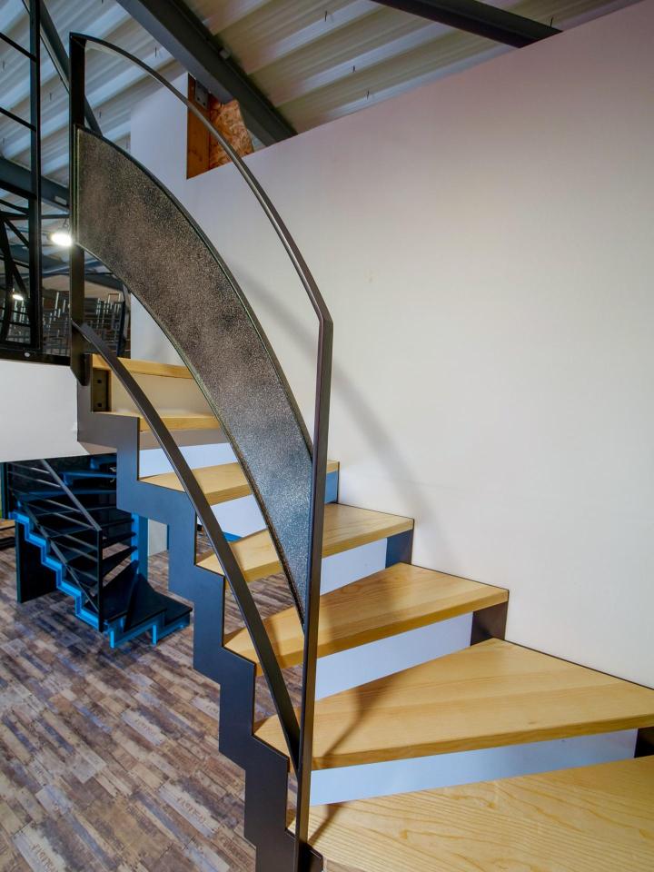 Escaliers intérieurs contemporains Avranches