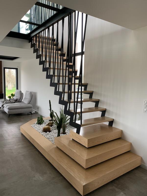 Escaliers intérieurs contemporains Avranches