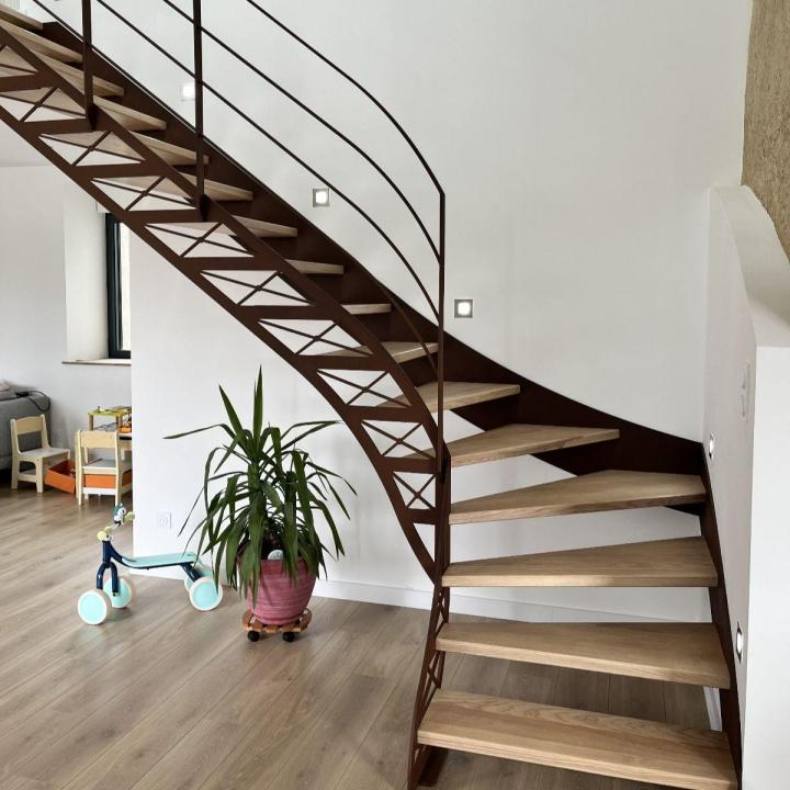 Escaliers intérieurs contemporains Avranches