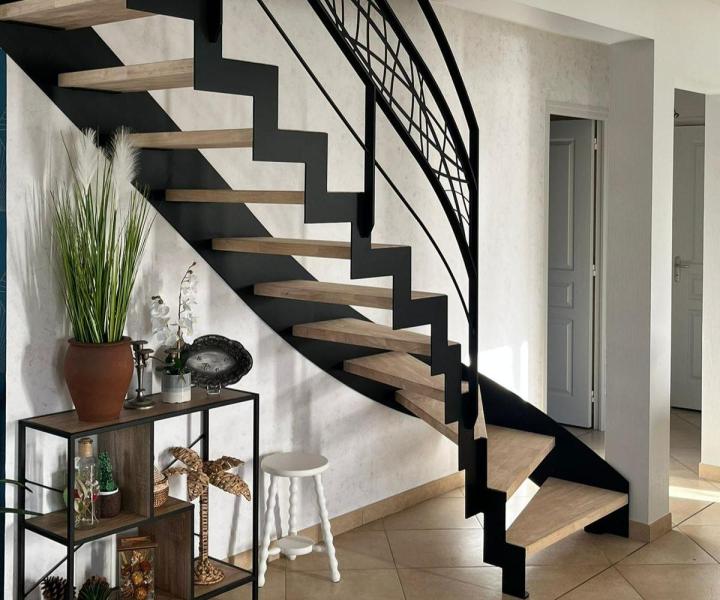 Escaliers intérieurs contemporains Avranches